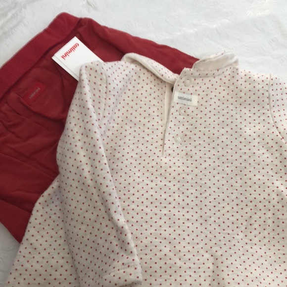 CATIMINI New Tagged baby Girl pant set 9 Month size AND 12 MO. SIZE - Picture 6 of 7